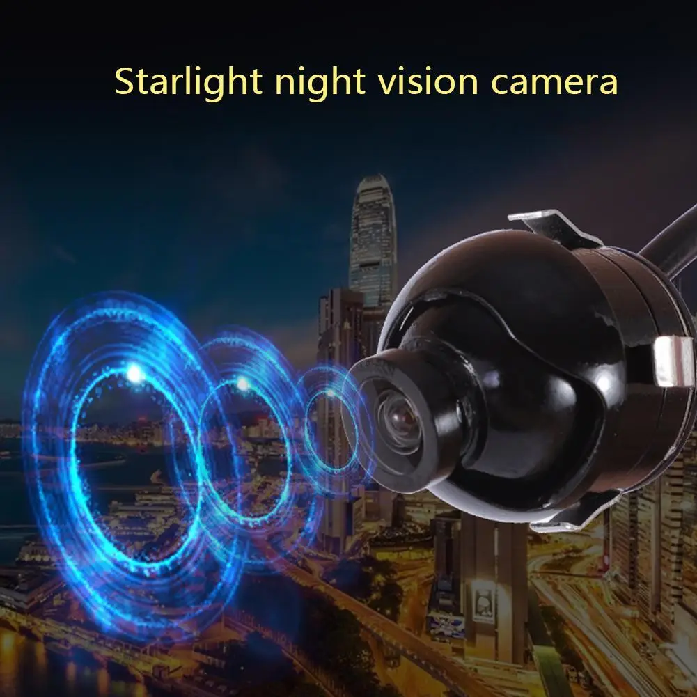 Universalus Automobilių Galinio vaizdo Kamera HD Naktinio Matymo Auto Atbulinės eigos Atsarginės Kameros Vandeniui 360 Laipsnių Reguliuojamas Automobilio galinio vaizdo Kamera 3
