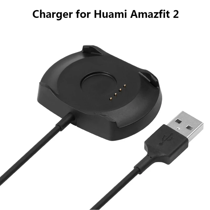 USB Greitas Įkroviklis Laidas Doko Stovą Lopšys Xiaomi Huami Amazfit 2 Stratos Tempas 2S 0