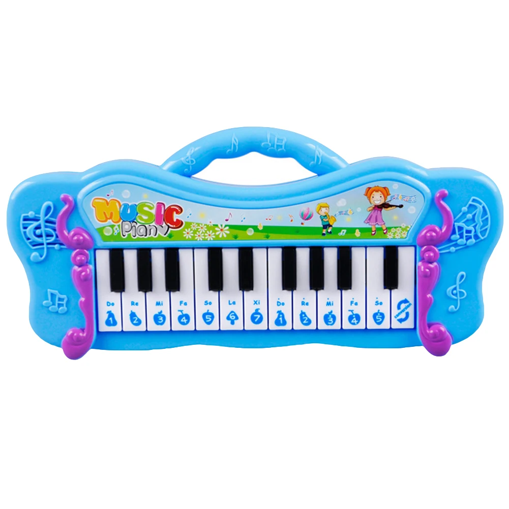 Vaikams Mini Elektroninę Pianino Klaviatūrą Muzikinis Žaislas su 7 iš Anksto įkelti Demo Dainos 2