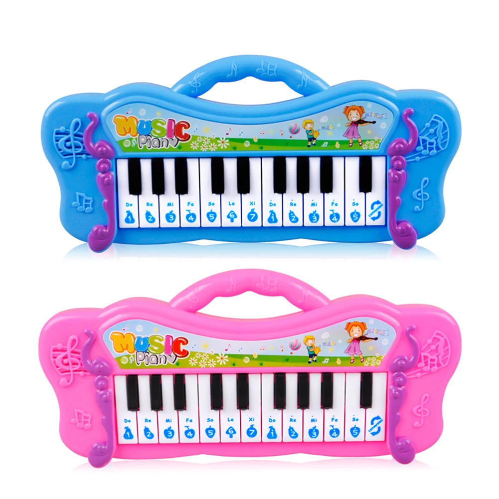 Vaikams Mini Elektroninę Pianino Klaviatūrą Muzikinis Žaislas su 7 iš Anksto įkelti Demo Dainos 4