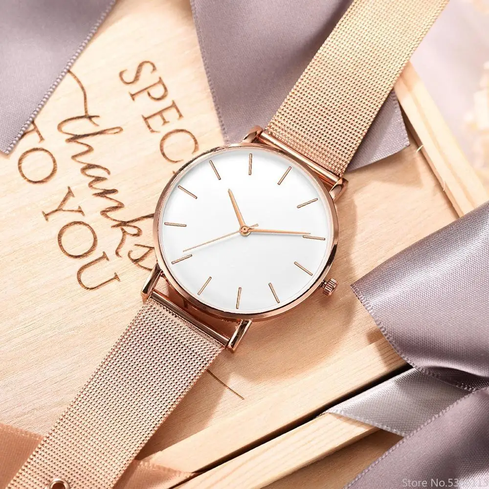2021-Ultra dunnen Rose Gold Uhr Minimalistischen Akių Frauen Uhr montre femme Uhren Zegarek Damski Uhr Uhren Para Mujer reloj 2