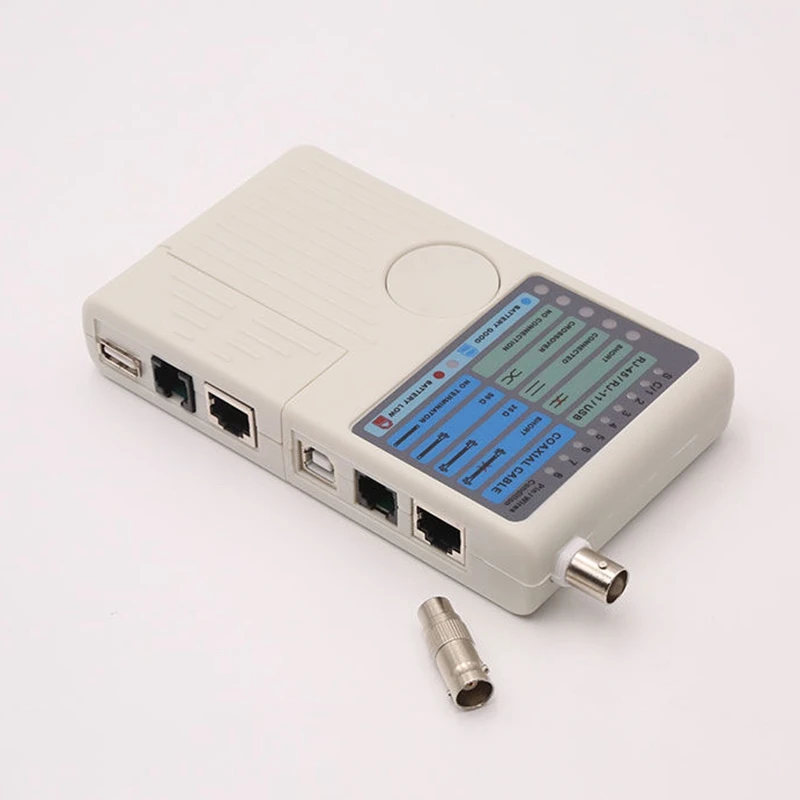 RJ11 RJ45 USB BNC LAN Tinklo Kabelių Testeris Nuotolinio LAN Kabeliai Tracker Detektorius 4 1 Greitai Testeris Įrankis 4