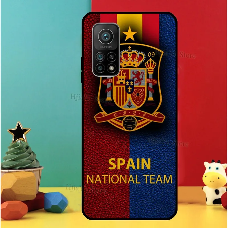 Ispanija ispanijos vėliava Minkštos TPU Case For Xiaomi Mi 11 10T Pro POCO X3 M3 10 Pastaba Lite 10 9T Pro Note10 Pro Funda 0