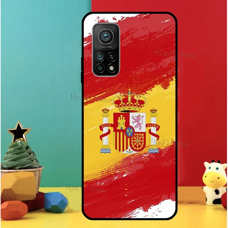 Ispanija ispanijos vėliava Minkštos TPU Case For Xiaomi Mi 11 10T Pro POCO X3 M3 10 Pastaba Lite 10 9T Pro Note10 Pro Funda 2