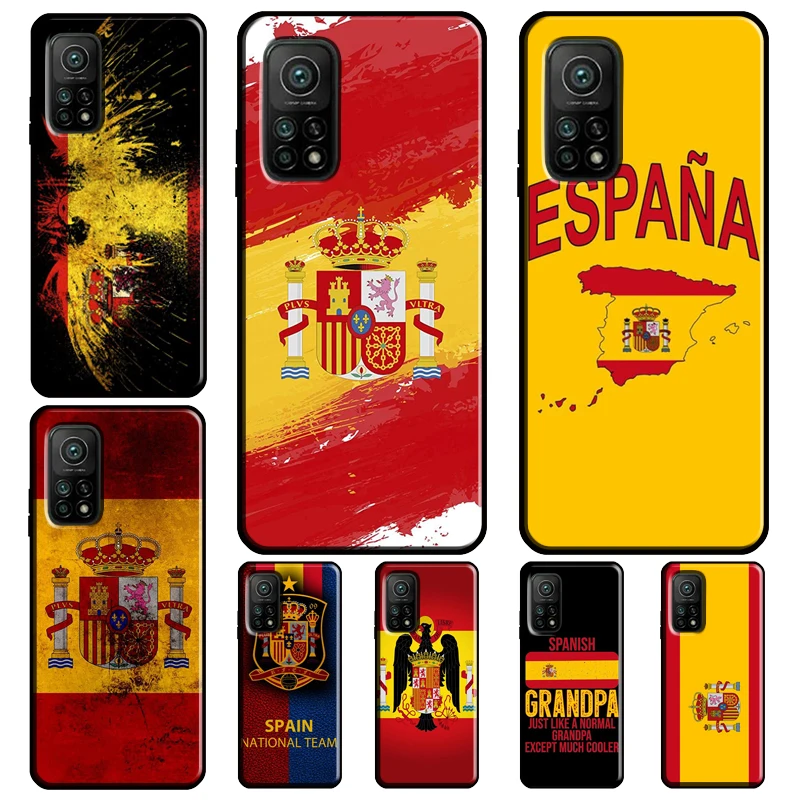 Ispanija ispanijos vėliava Minkštos TPU Case For Xiaomi Mi 11 10T Pro POCO X3 M3 10 Pastaba Lite 10 9T Pro Note10 Pro Funda 4