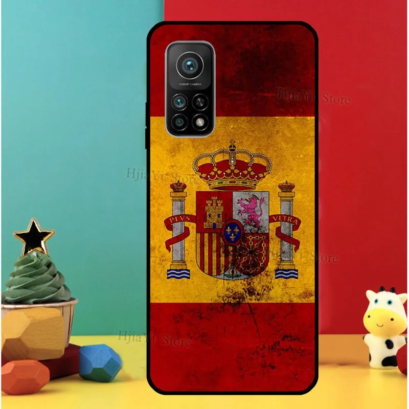 Ispanija ispanijos vėliava Minkštos TPU Case For Xiaomi Mi 11 10T Pro POCO X3 M3 10 Pastaba Lite 10 9T Pro Note10 Pro Funda 5