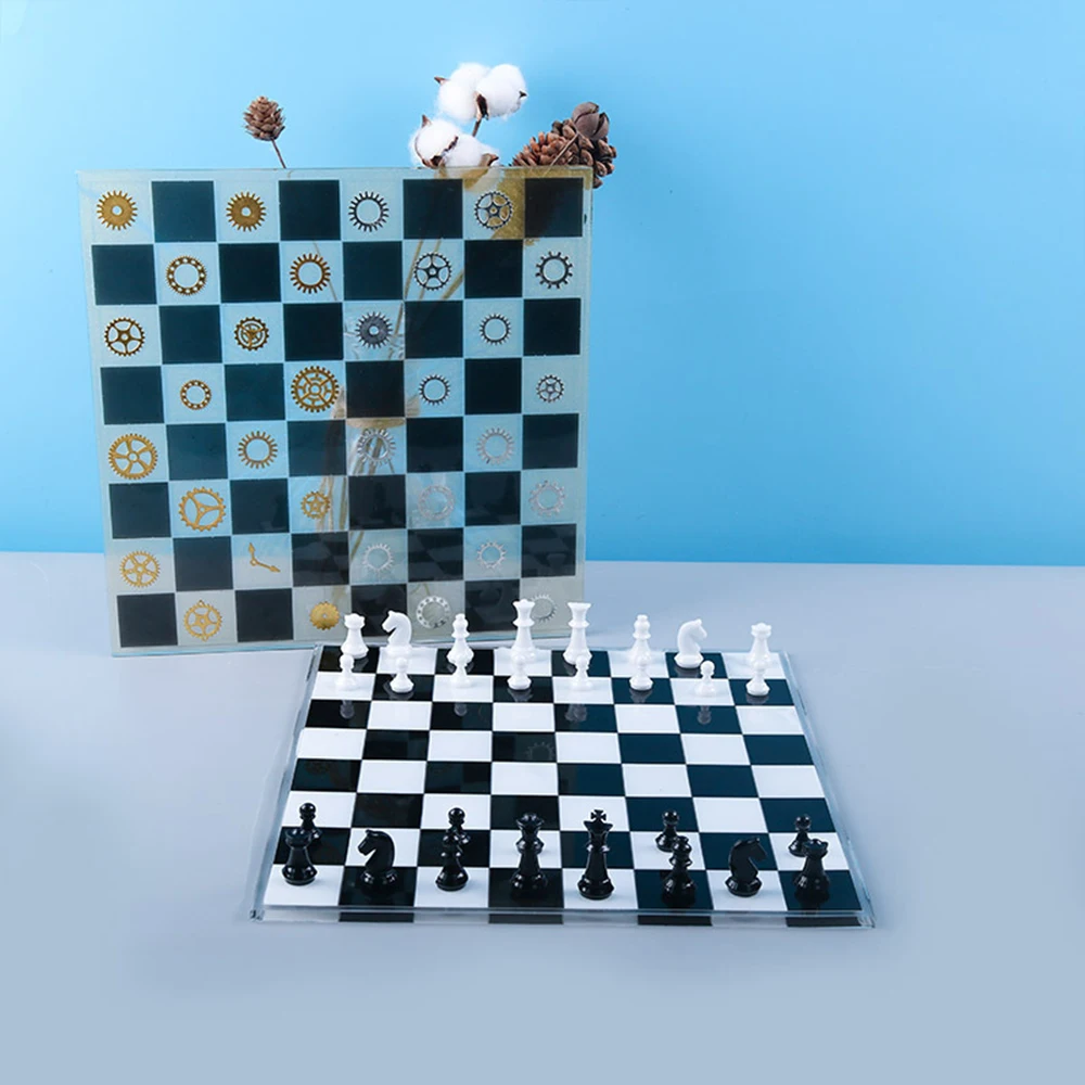 Silikono Formos Derva Tarptautinės Šachmatų Figūrą Silikono Uv Derva 