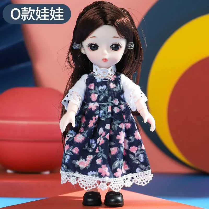 17cm super cute lėlės mergaitė princesė ubierz žaislas bjd doll gimtadienio dovana 3
