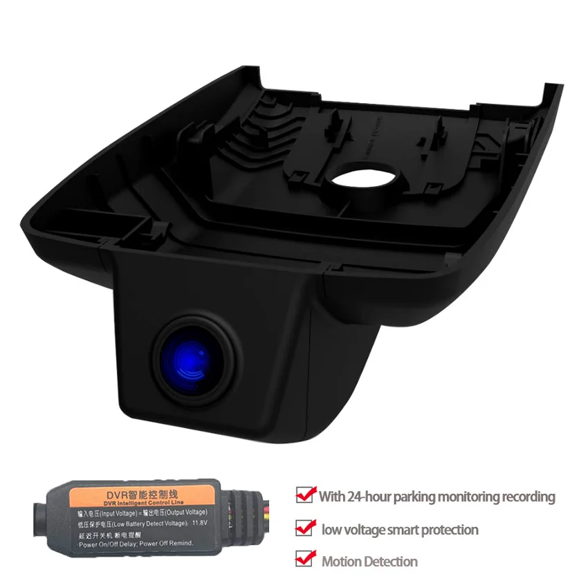 Automobilių DVR Wifi Vaizdo įrašymo Brūkšnys Cam Kamera Toyota Camry 2018 2019 aukštos kokybės Naktinio matymo full hd 1080P CCD 4
