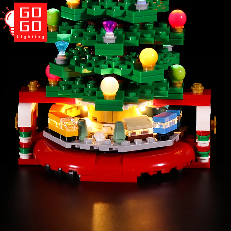 GOGOMOC Prekės LED Šviesos Iki Rinkinys Lego 40338 Kalėdų eglutės Žaislai (Tik Šviesos Nėra Modelį) 0