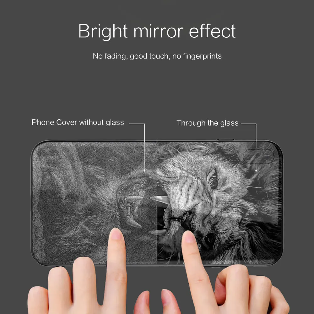 Black lion su karūna Minkšta Stiklo, Silikono Atveju iPhone 12 11 Pro X XS Max XR 8 7 6 Plus SE 2020 M S Mini Balck Dangtis 4