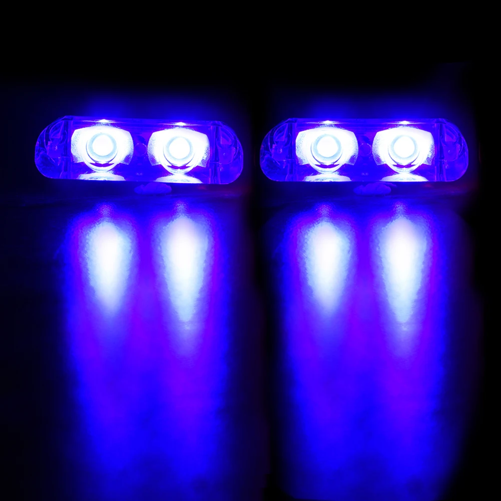 1--2 Apakinti Multi-mode LED Automobilių Blykstės Šviesos Pleištas Lempos, LED Lemputės Flash Drive-by-wire Policijos Šviesos Auto Automobilis Priedai 2