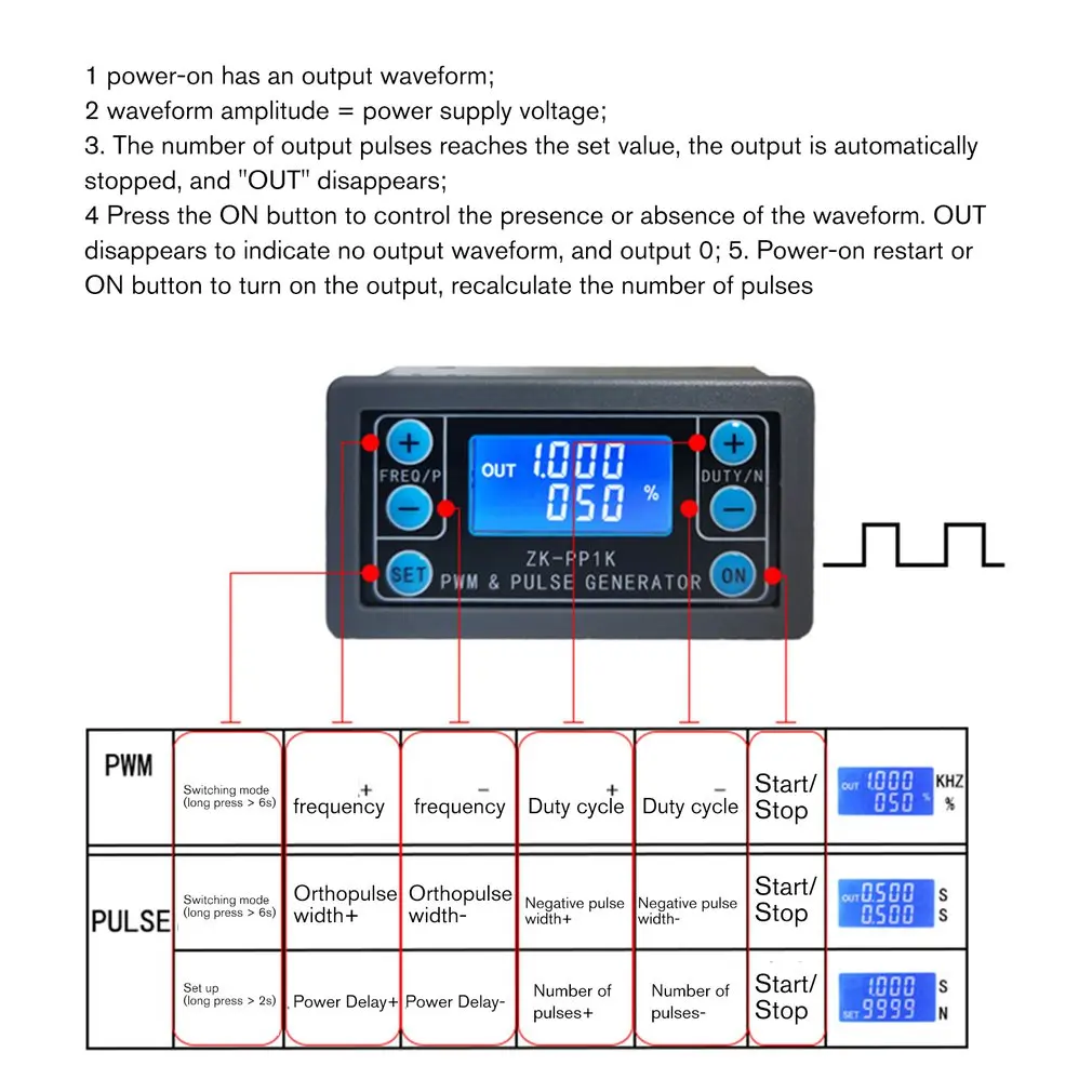 XY-APWM Dual LCD PWM Signalo Generatoriaus, 1-Kanalo 1Hz-150KHz PWM Impulso Dažnį, darbo Ciklas Reguliuojamas Kvadratinių Bangų Generatorius 0