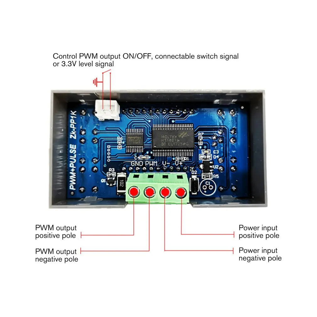 XY-APWM Dual LCD PWM Signalo Generatoriaus, 1-Kanalo 1Hz-150KHz PWM Impulso Dažnį, darbo Ciklas Reguliuojamas Kvadratinių Bangų Generatorius 4