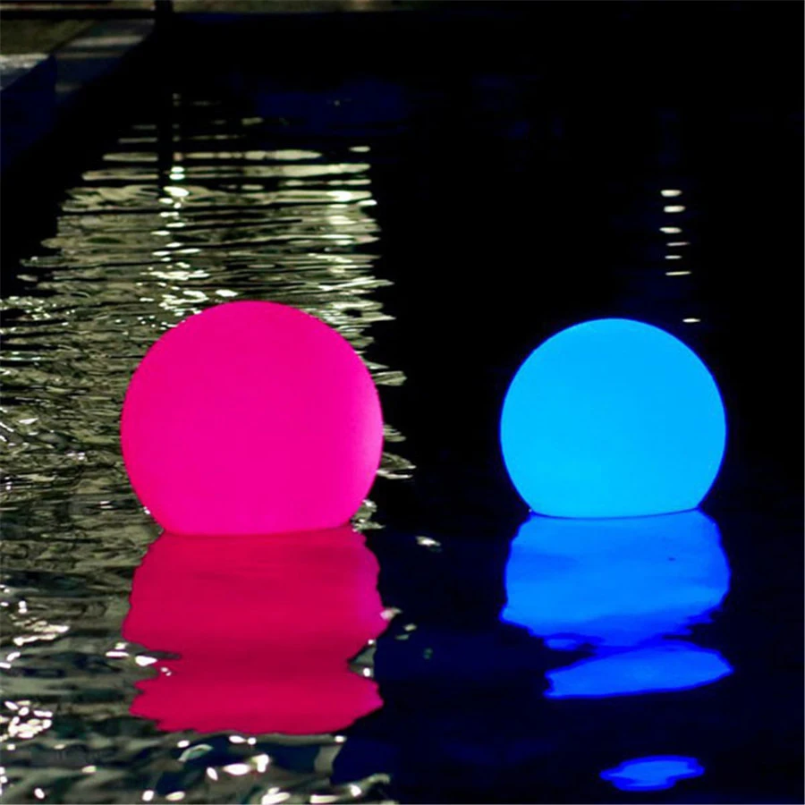 Vandeniui LED Kamuolys Lempos RGB Povandeninė šviesa, Patalpų Lauko Namo Vestuvių Sodo Vejos Baseinas Plūduriuojantis KTV Baras Šaliai Dekoro 2