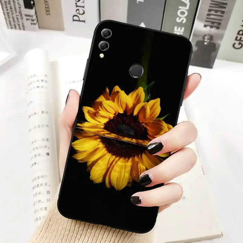 YNDFCNB Daisy Saulėgrąžų Gėlių Telefoną Atveju Huawei Honor 8 9 10 5A 30 20 pro lite 8X 8C 0