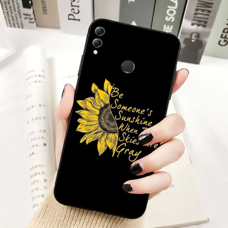 YNDFCNB Daisy Saulėgrąžų Gėlių Telefoną Atveju Huawei Honor 8 9 10 5A 30 20 pro lite 8X 8C 5