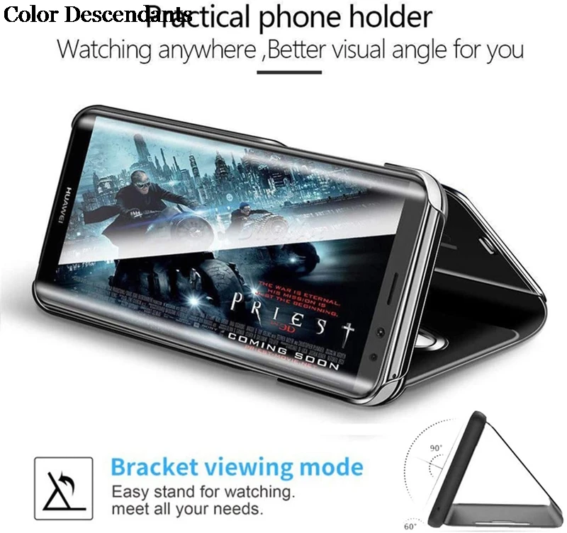 Smart Veidrodis, Flip Case for Samsung Galaxy A01 A11 A21 A41 A51 A71 A81 A91 Camshield Telefono Galinį Dangtelį Visą Šarvai 2020 m. 4