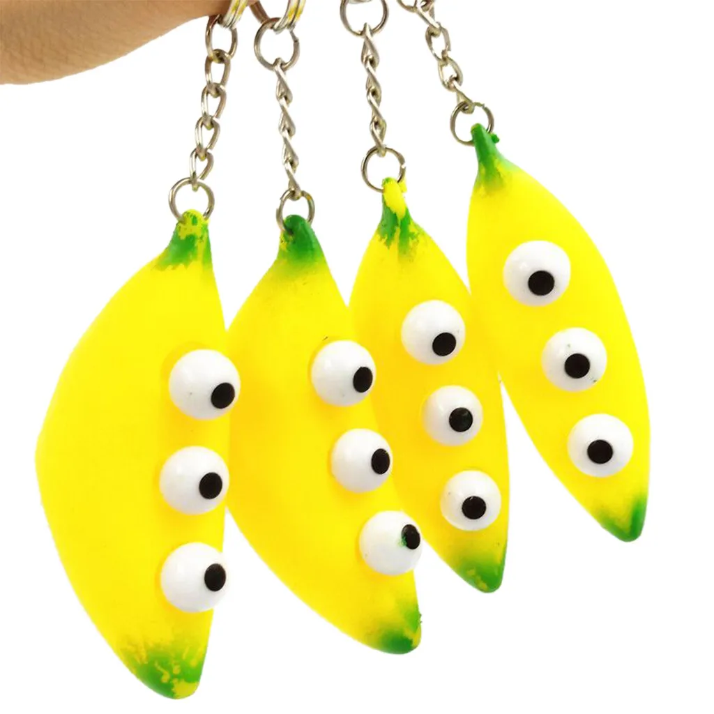 Žaislai Des Antistress Juokinga Bananų Keychain Streso Atsarginiais Kvapus Super Lėtai Auga Vaikai Išspausti Žaislas Vertus Игрушки Для Детей 5