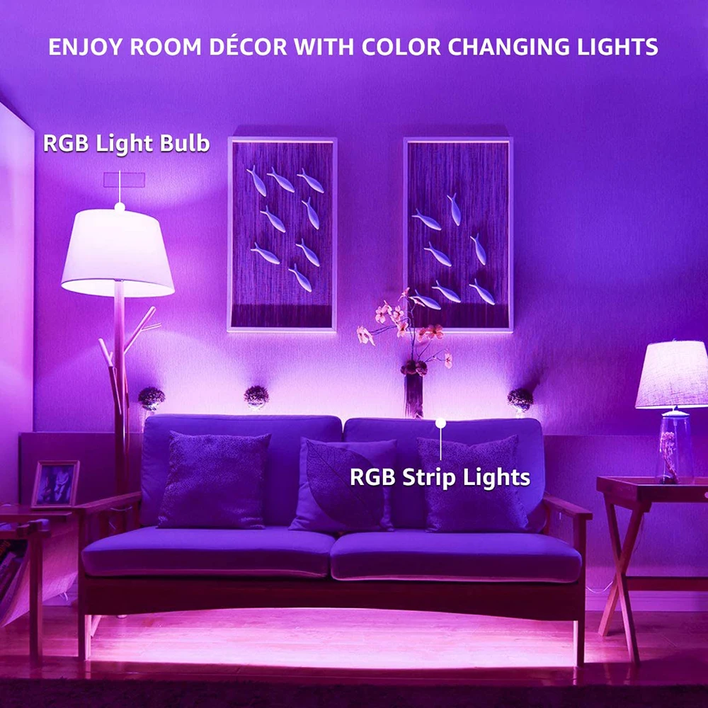 RGB LED Lemputė E27 Protingas Kontrolės Lemputė 5W/10W/15W Spalvinga Keičiasi Lempos Lemputė su IR Nuotolinio valdymo Pritemdomi Šviesos Smart Namų Dekoro Šviesos 3