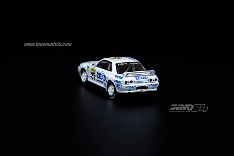 INNO64 1:64 NISSAN SKYLINE GTR R32 ZEXEL #25 24 val Spa Francorchamps 1991 Nugalėtojas Inno modelis Diecast Modelio Automobilių 2