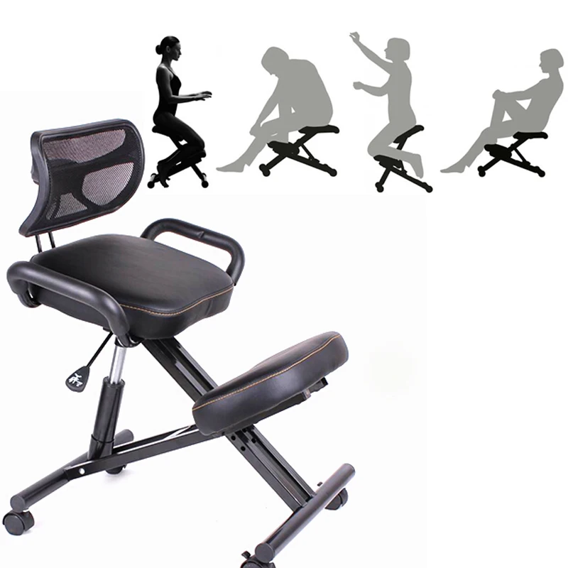 Modernus, Ergonomiškas, Skirtos Kelio Kėdutės su Nugaros ir Tvarkyti Biuro Nuleidimo Ergonomiškas Kėdės Poza Oda Juoda Kėdė W Ratukas 4