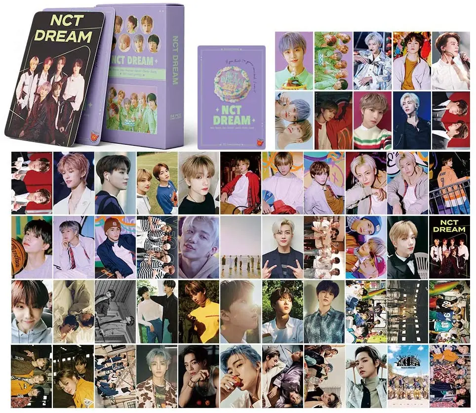 K-pop Bangtan Berniukai gatvės vaikai NCT septintąją TXT naujas albumas 54 lomo korteles kortelės su nuotrauka rinkinys 3