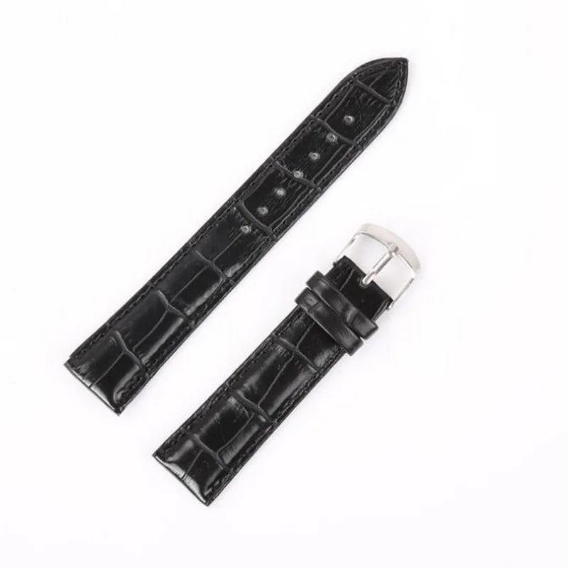 Neway Tvirtos Odos Watch Band Dirželis Riešo Watchband Laikrodis Juodos Rudos Vyras Moteris 16mm 18mm 20mm 22mm 0
