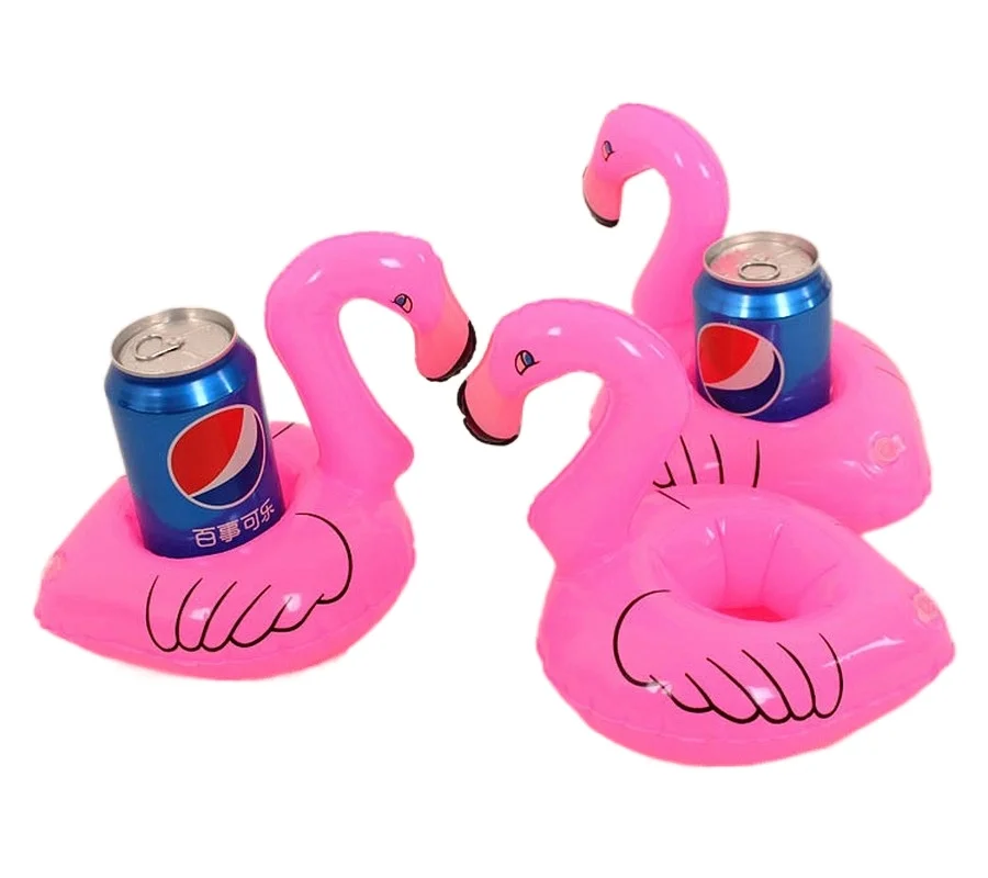 Nemokamas Pristatymas PVC Pripučiamas Flamingo Palmės, KOKOSO MEDŽIO Baseinas Plaukti Gėrimo Laikiklis Paplūdimio Šalies Kids 