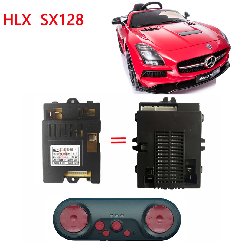HLX SX128 JT-G6B-6113 gali važinėti vaikų elektrinių automobilių 2.4 G Bluetooth nuotolinio valdymo imtuvas su sklandžiu pradžios funkcija 1