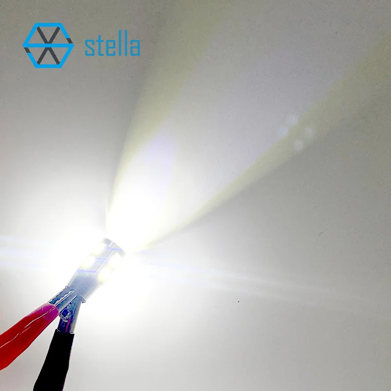 Stella Super Šviesus 2vnt T10 W5W LED 194 LED Interjero Automobilio Šviesos Pusėje Lemputė, led Lempos Skaitymo prietaisų Skydelio Lemputės 6000k 12V 1