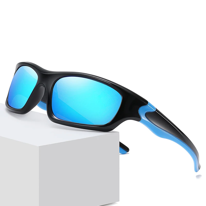 Nauji sportiniai dviejų spalvų rėmas spalvinga jojimo akinius lauko vyrų poliarizuoti akiniai nuo saulės AE0963 4