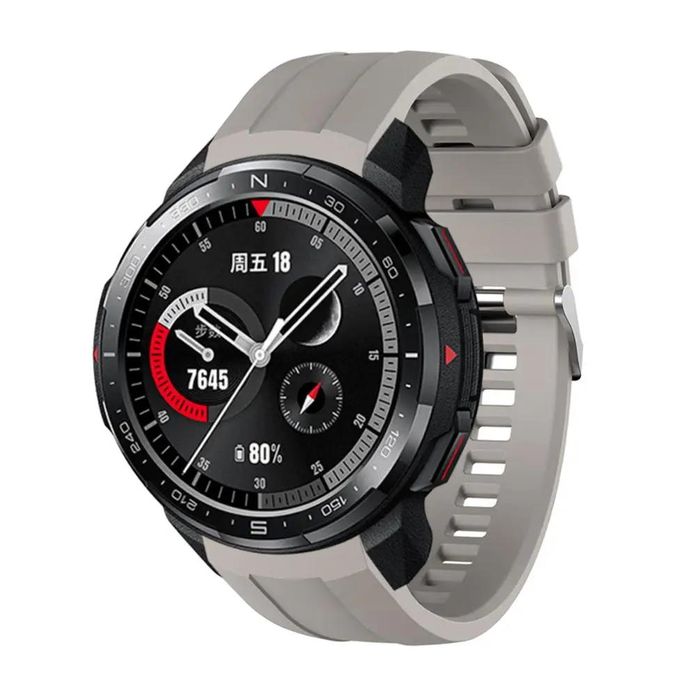 Minkšti Dirželiai Už Garbę GS Pro Silikono watchbands Pakeitimo sporto Apyrankė Huawei Honor GS Pro dirželis Reguliuojamas Priedai 2