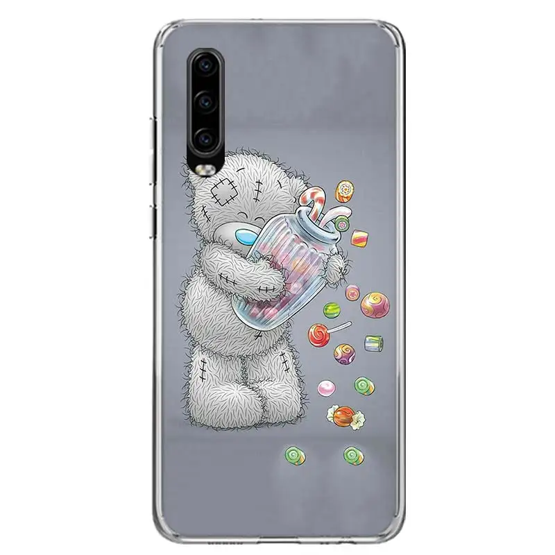 Tatty Teddy Bear Telefoną Atveju Huawei Honor 10 9 Lite 8A 8X 8S 7A 7X 9X 20 10i Y5 Y6 Y7 Y9 V20 V30 Pro Dangtelį Coque 