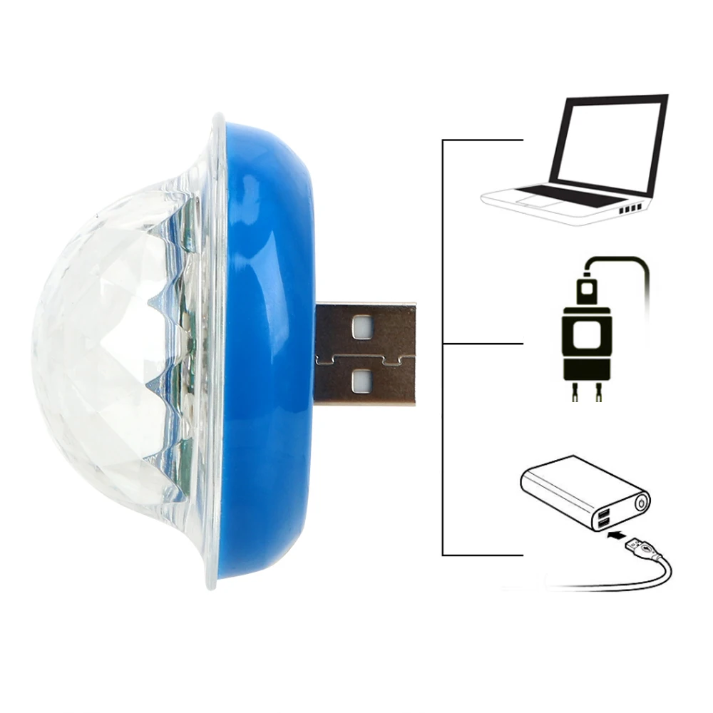 ITimo NSO Formos, Spalvų Kaita, Diskoteka, DJ Scenos Apšvietimas Mini USB LED Etape Lempos Šalis Dekoro Spalvinga Neoninės Šviesos 4