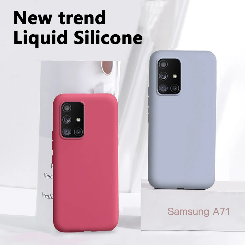 YTD Silikoninis Telefono dėklas Samsung Galaxy A72 A71 A70 A51 A52 A50 A40 A21S S20 S21 S10 S8 S9 Plus fe Ultra 4G 5G Minkštas Viršelis 0