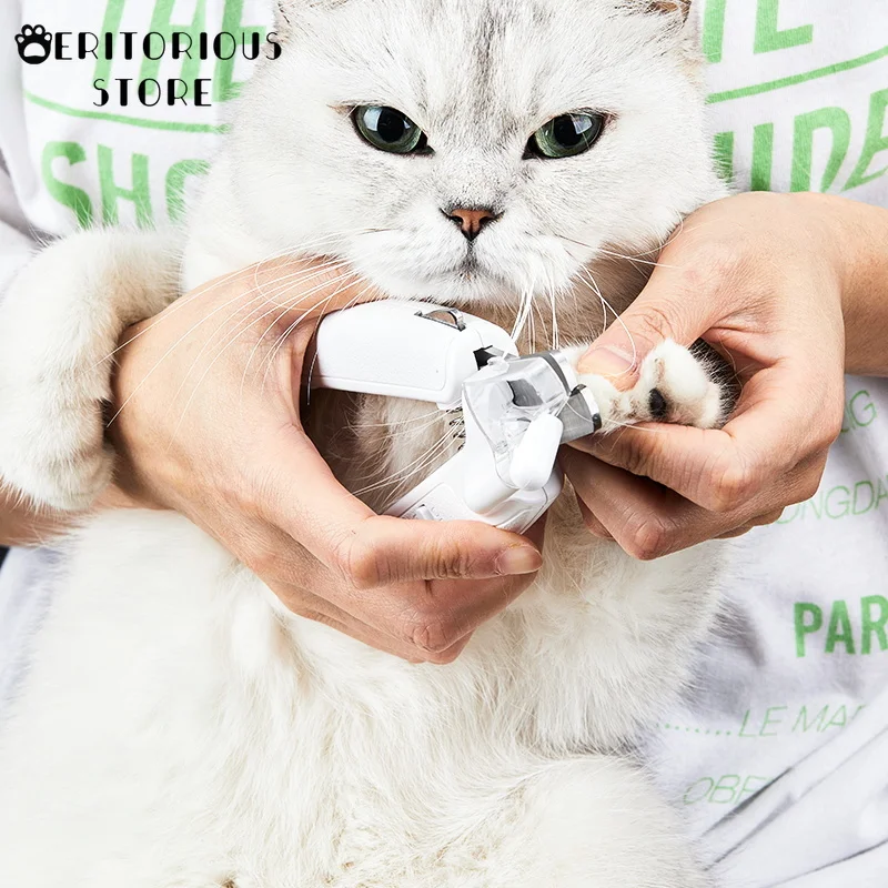 PETKIT Naminių Kačių ir Šunų Saugos Nagų Clipper atsargos su LED Apšvietimo Išvengti Nagų Karpymas kraujagysles Viliojimo Pjovimo Žoliapjovės 5