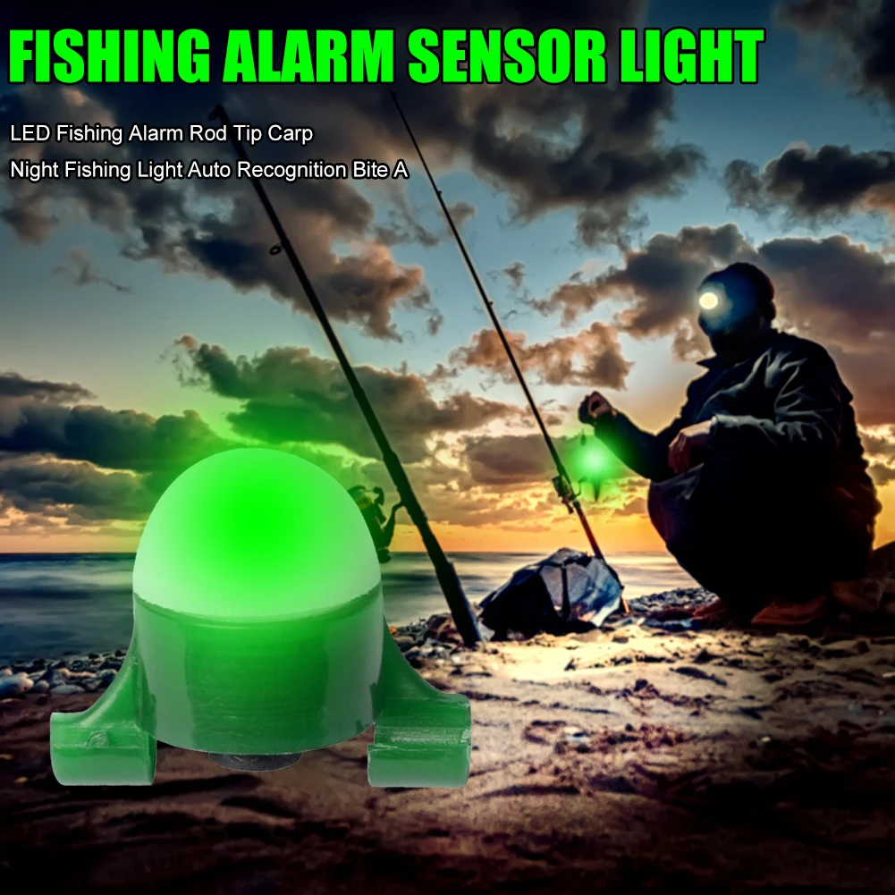Bitė Prietaiso Žvejybos Signalą Lazdele Patarimas Karpis Naktį Žvejybos Įrankiai LED Žvejybos Signalo Suspaudimo Atsparumas, Lauko Žvejybos 4