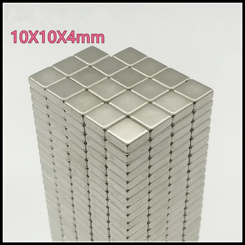 50-200pcs/daug magnetas 10x8x2 10x10x4 N35 Stiprus Aikštėje Retųjų Žemių Magnetas NdFeB 10*8*2 10*10*4 Neodimio Magnetai 10*8*2 10x10x4 3