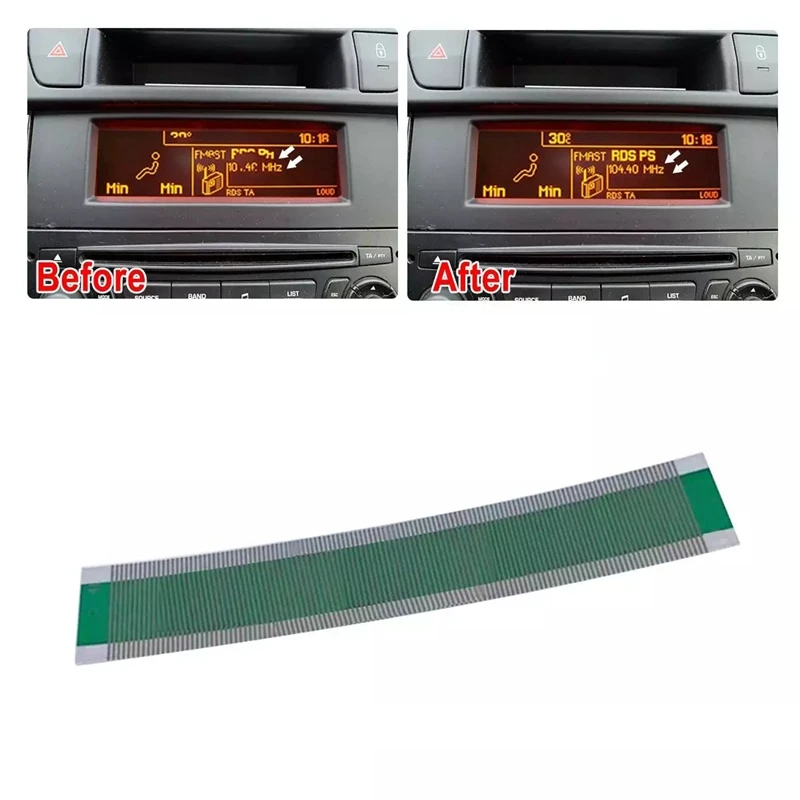 Automobilių Kelių Info LCD Ekranas Pixel Remonto Folija Plokščias LCD Jungtis Prietaisų Remontą Peugeot 307/407/408 5