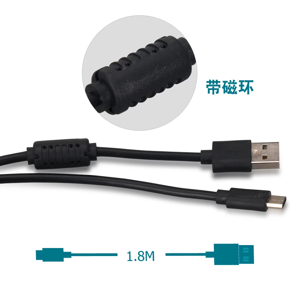 Nintendo Jungiklis Konsolės USB Tipo C Įkrovimo Kabelį ir Duomenų Greito Įkrovimo Kabelis 1.8 M Įkrovimo Kabelis 2