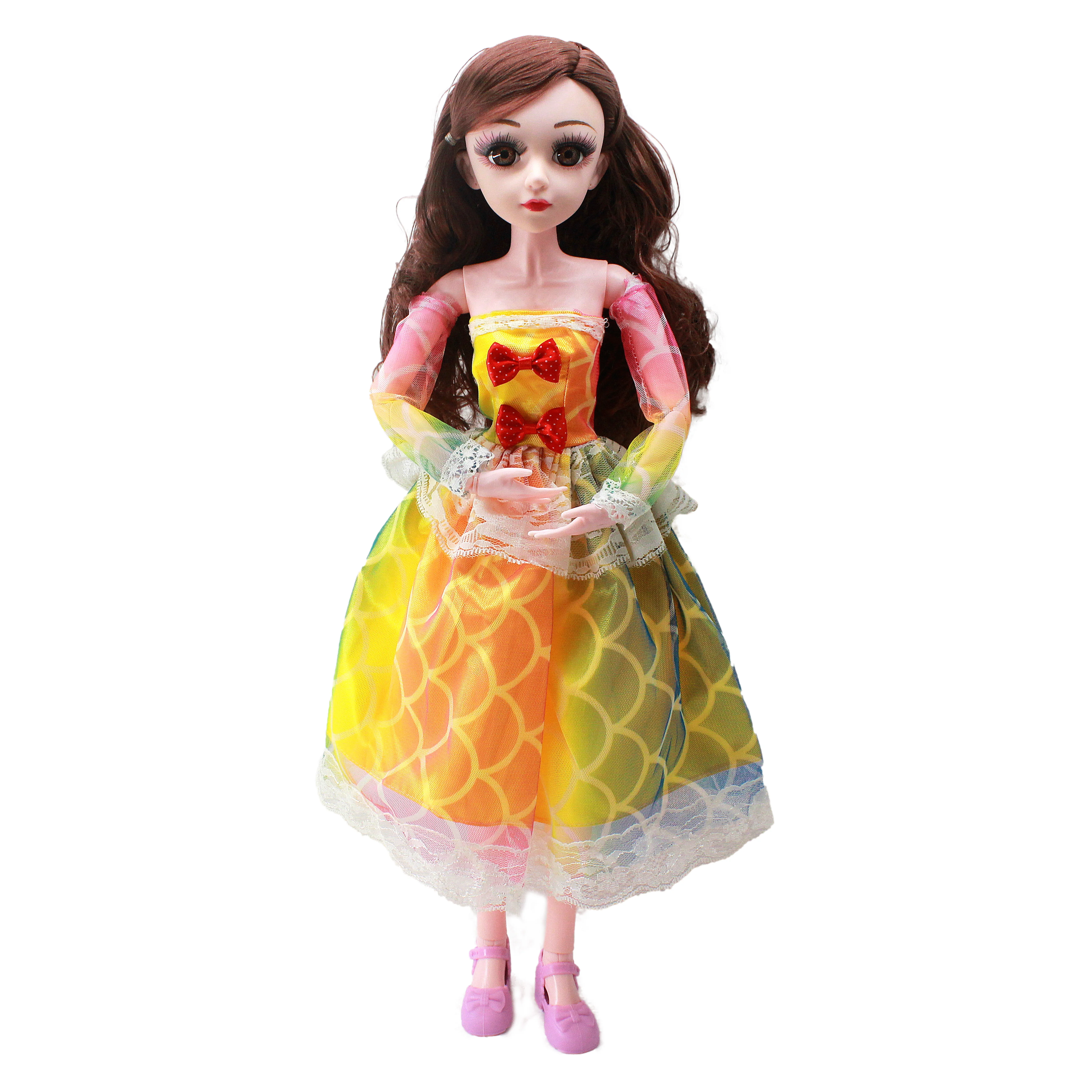 60cm BJD Doll su Mados Mergaitė Princesė Drabužių Priedai Kilnojamojo Sujungta 1/3 Lėlės Vestuvių Gown Dress Žaislai Mergaitėms Dovanų 3