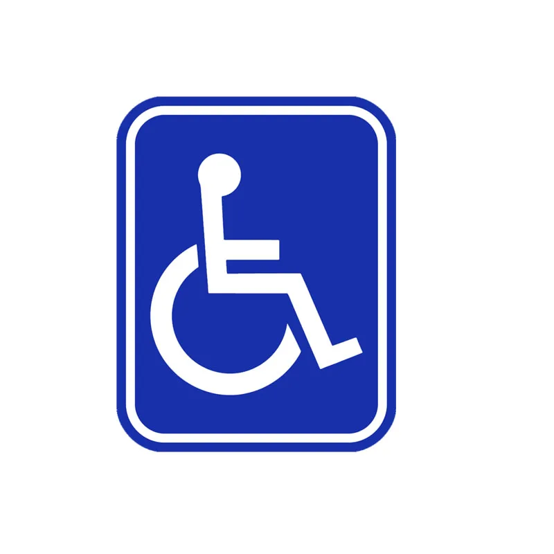 15cmx12cm Neįgaliesiems pasirašyti Vinilo Automobilių lipdukai Lipdukai Motociklų Aksesuarai, Automobilių Langų, Dekoratyvinis Prekių PVC 0