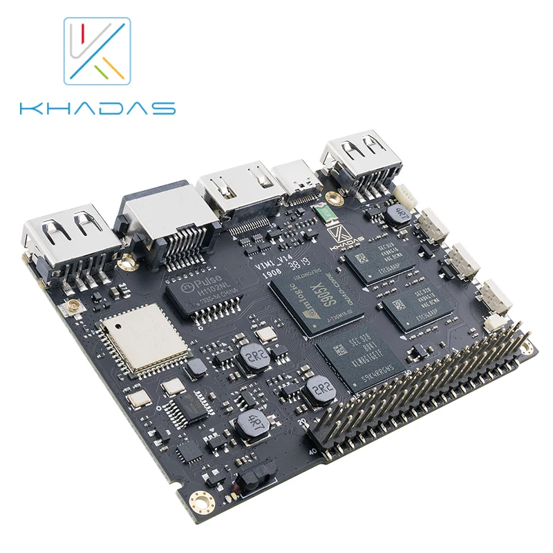 Khadas VIM1 Pagrindinio Amlogic S905X Kompiuterio plokštės Su ALG HDR Vaizdo Apdorojimo 3