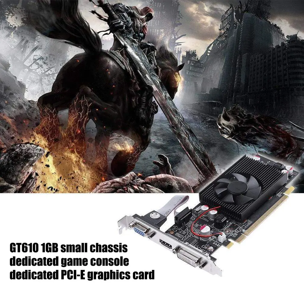 NVIDIA GeForce VCGGT610 XPB 1GB DDR3 SDRAM PCI Express 2.0 Vaizdo plokštė PNY NVIDIA GeForce VCGGT610XPB 0