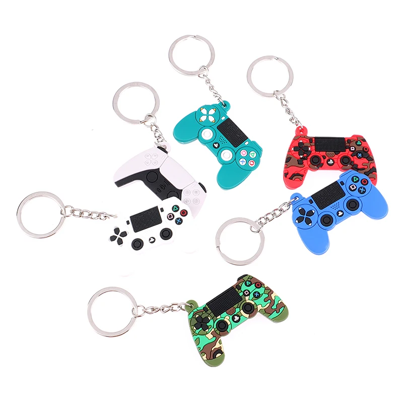 Žaidimų Mašina Keychain & paketų prižiūrėtojų raktinę Mielas Gamepad Draugu Kreiptuką Key Chain PS4 Žaidimų Konsolę Keychains Maišelį Automobilių Kabinti Raktų Žiedas 1