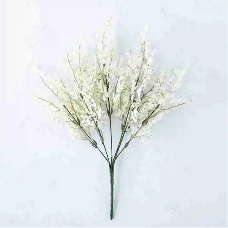 Valentino Žolės Pluoštas Putų Dirbtinės Gėlės, Namų Stalo Apdailos Gėlių Kompozicijų Prekių Netikrą Augalai 3