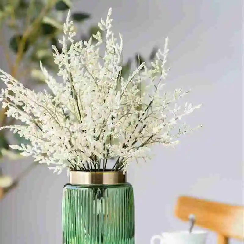 Valentino Žolės Pluoštas Putų Dirbtinės Gėlės, Namų Stalo Apdailos Gėlių Kompozicijų Prekių Netikrą Augalai 4