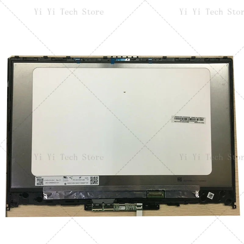 Nemokamas pristatymas Lenovo IdeaPad C340-14 C340-14API 81N6 81N60030FR IPS LCD Ekranas Surinkimas Su Touch Stiklo Digiitzer Skydelis 1