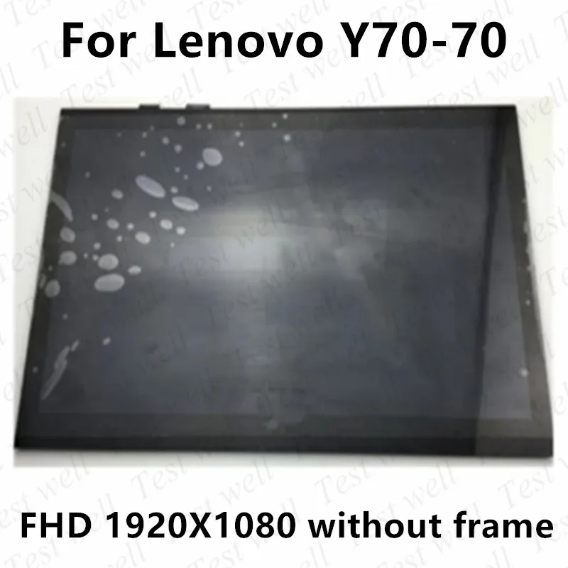 Originalus 17.3 colių Lenovo Y70-70 Y70 70 80DU FHD 1920X1080 Lcd su Touch Screen Asamblėjos LP173WF4-SPF1 0